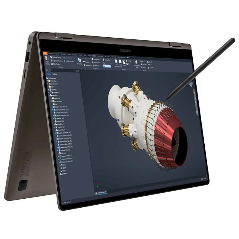 Samsung Book5 Pro 360 Intel Core Ultra 7 258V placa Arc 140V tela 16' amoled ssd 1Tb NVMe ram 16Gb