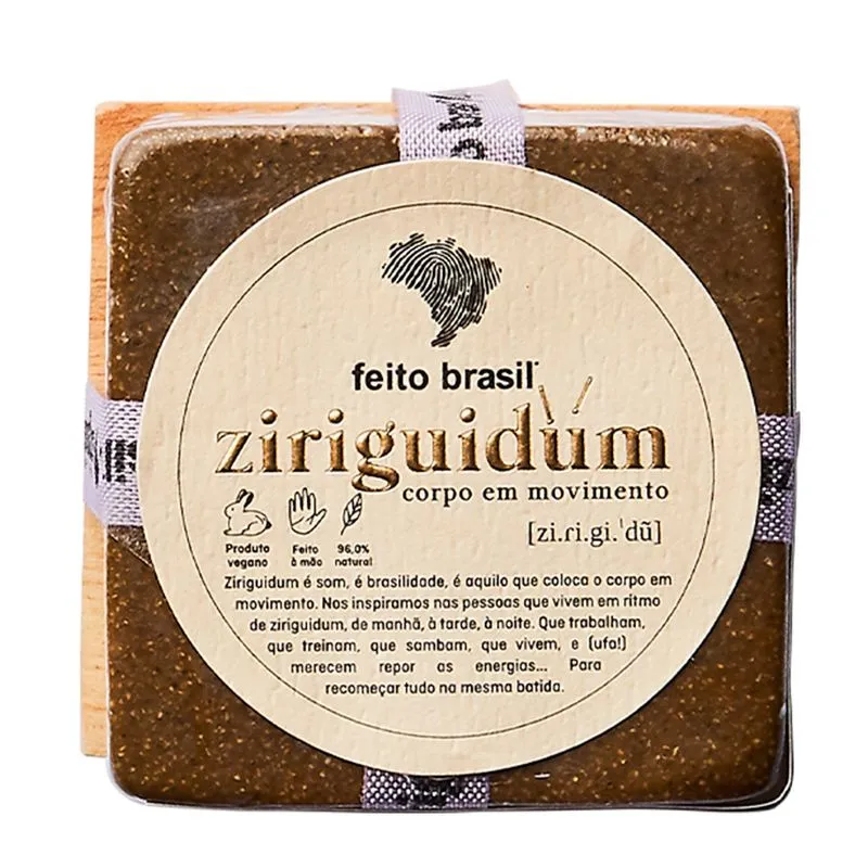 Rapadura Esfoliante Feito Brasil Ziriguidum 90g