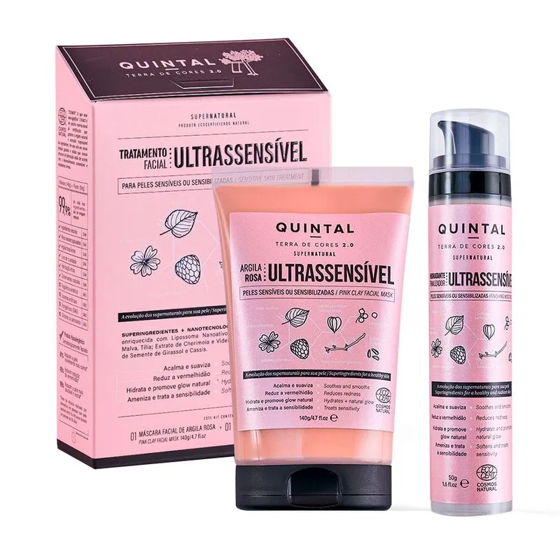 Quintal Terra de Cores Kit de Tratamento - Hidratante + Máscara Kit