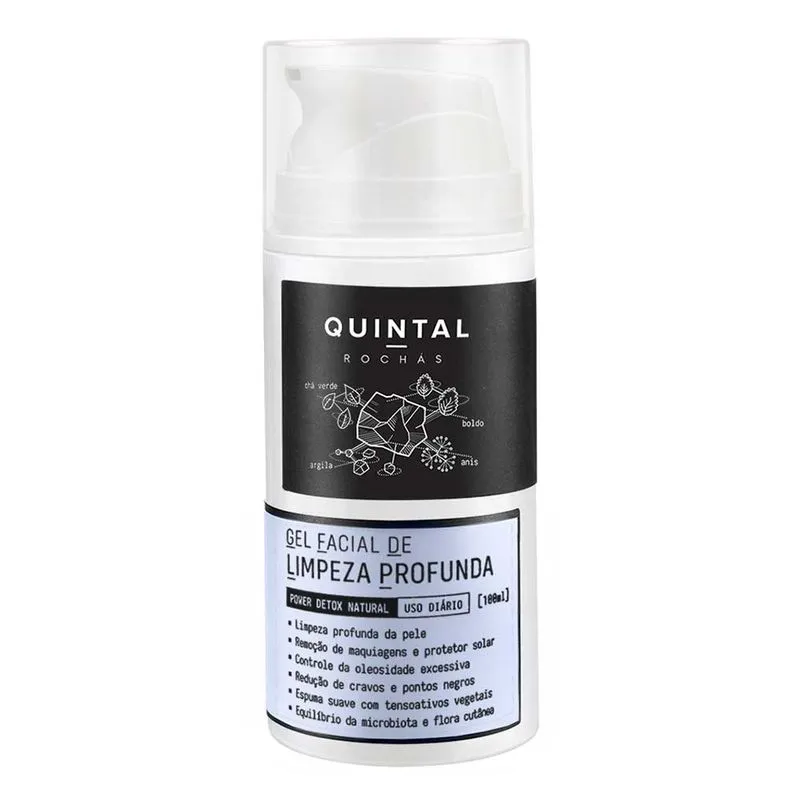 Gel Facial de Limpeza Profunda Quintal - Rochás 100ml