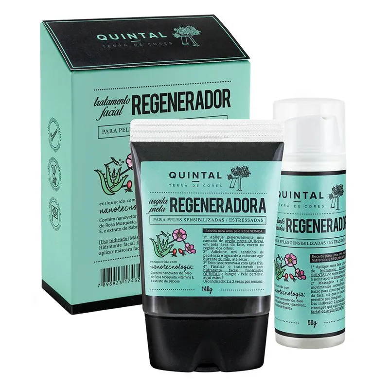 Quintal Tratamento Regenerador Kit - Máscara + Hidratante Kit