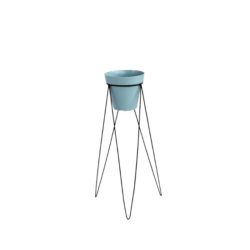 Suporte Tripé Com Vaso G - Azul