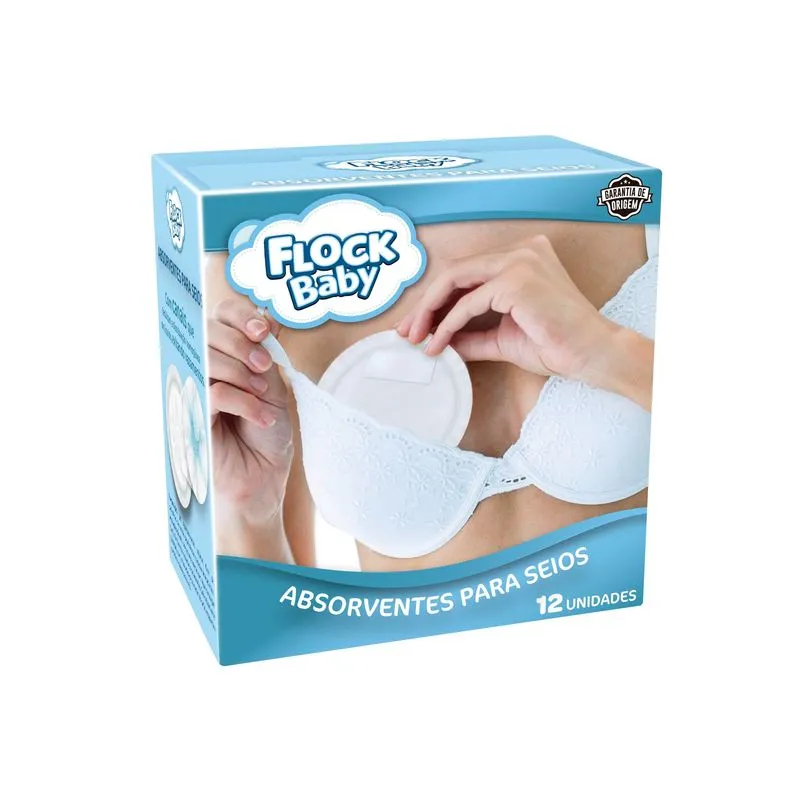 Flock Baby Absorvente Para Seios X 12