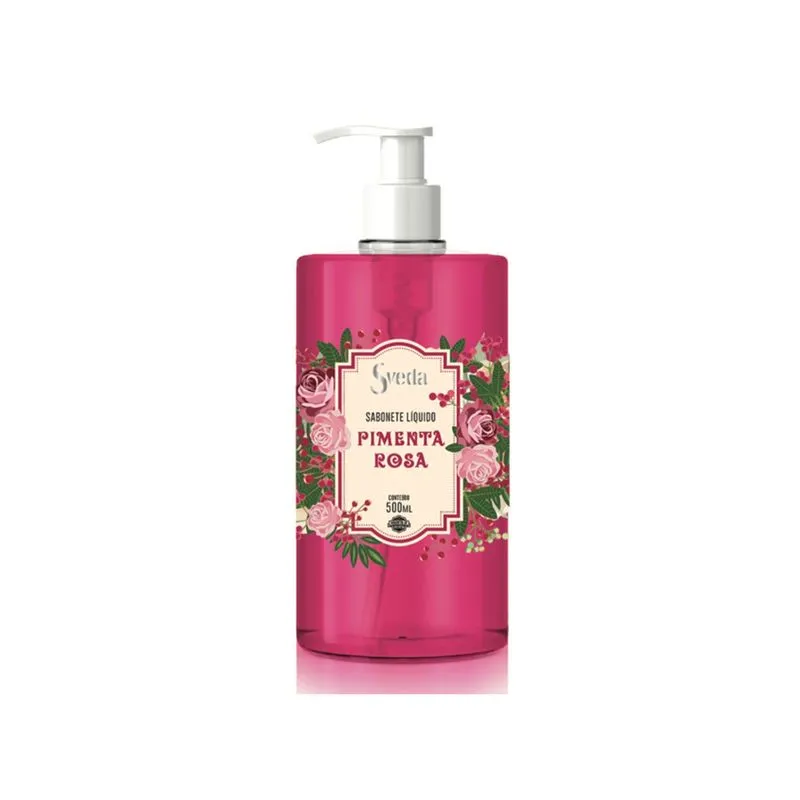 SVEDA SABONETE LIQUIDO PIMENTA ROSA 500 ML x 1