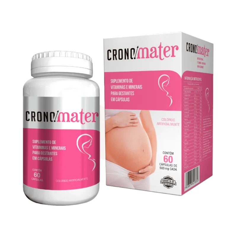 Suplemento de Vitaminas Crono Mater 60 Cápsulas