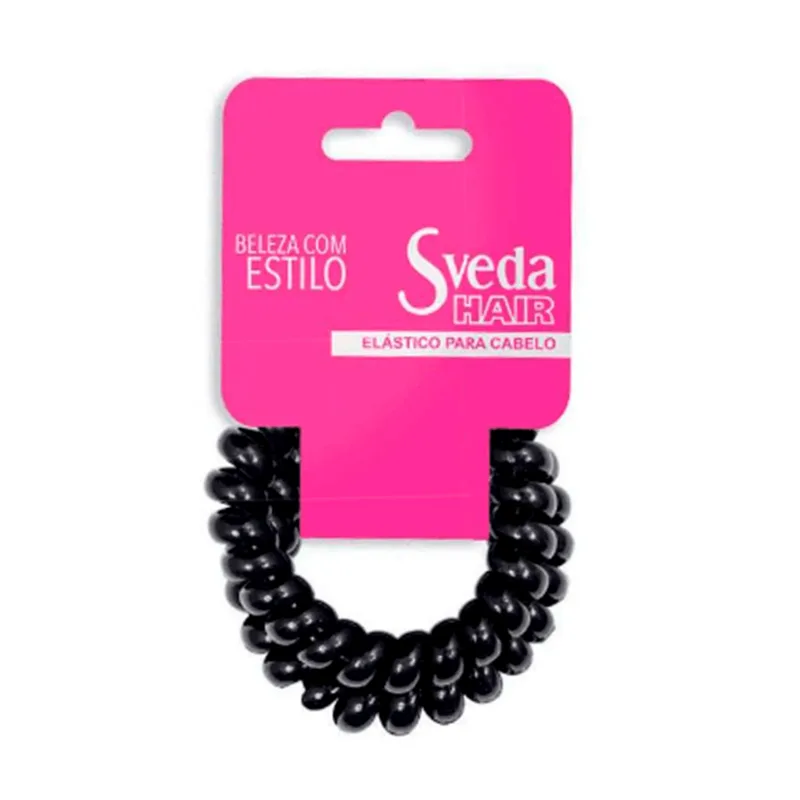 Elástico Para Cabelo Sveda Hair Fio De Telefone 2 Unidades