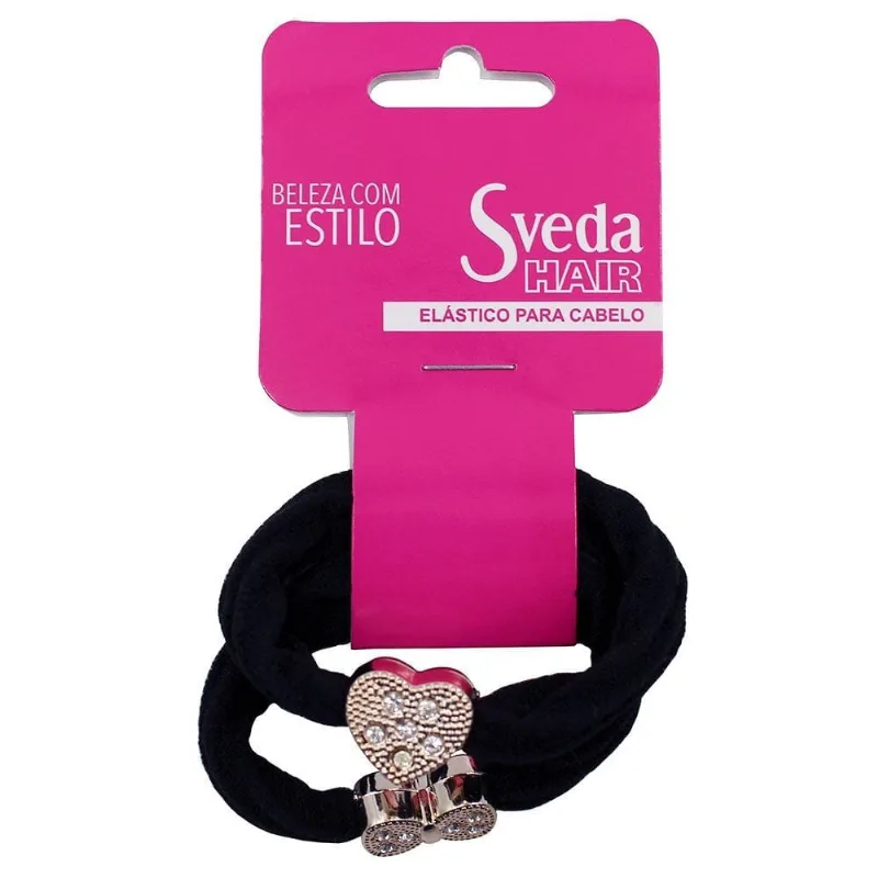 Elástico De Cabelo Sveda Hair Com Enfeite 0809s 2 Unidades
