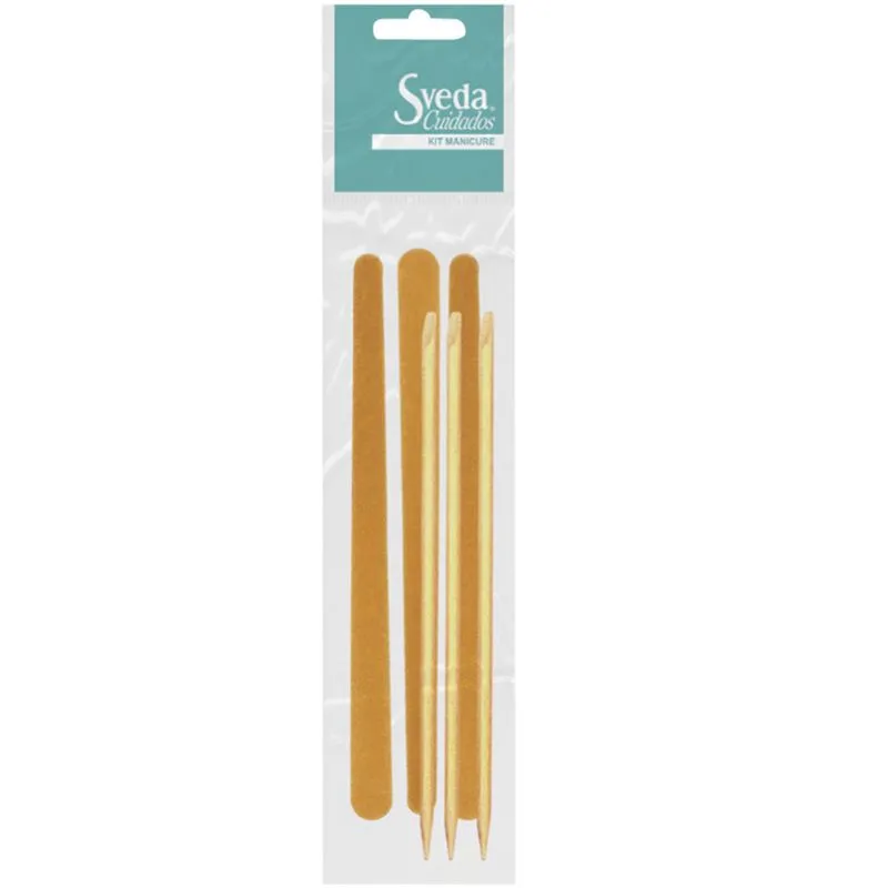 Kit Lixa Manicure Sveda Cuidados 6 peças