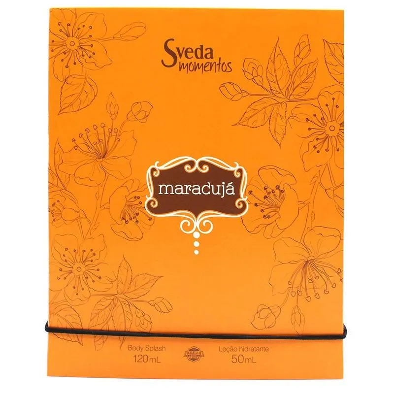 Kit Sveda Momentos Maracujá Body Splash 120ml+loção Hidratante 50ml