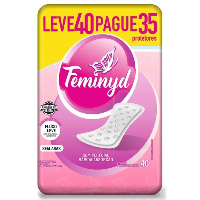 Absorvente Feminyd Protetor Diário Lv40pg35