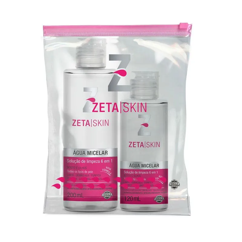Zeta Skin Kit Liquido Agua Micelar 200Ml + 120Ml 320 Ml X 1