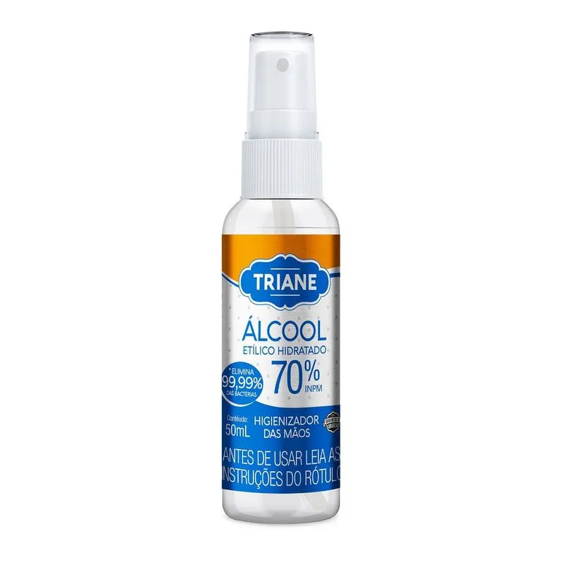 Álcool Líquido 70% Triane 50ml Antisséptico