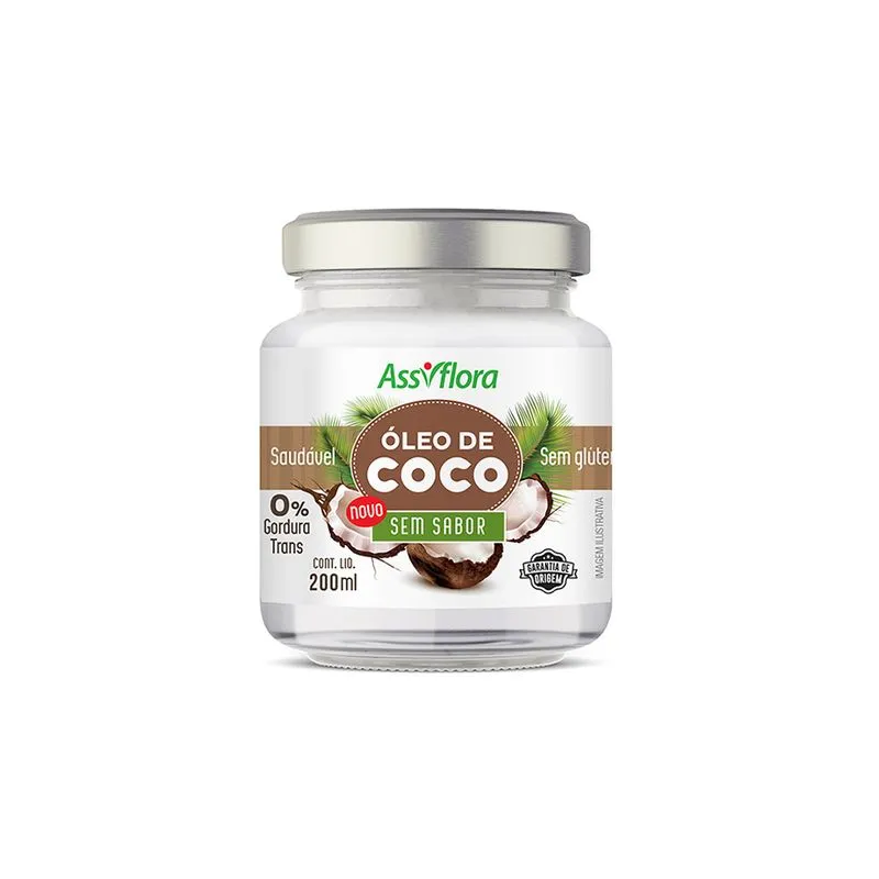 Assiflora Oleo De Coco Sem Sabor 200 Ml X 1