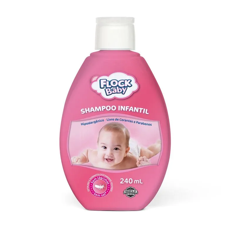 FLOCK BABY SHAMPOO ROSA 240 ML x 1