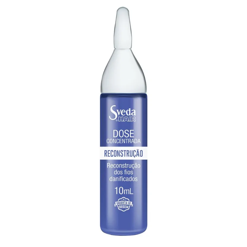 Ampola De Tratamento Sveda Hair Reconstrução 10ml