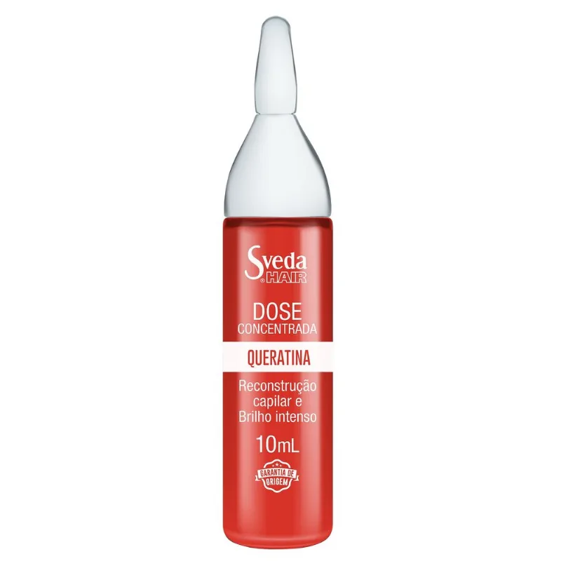 Ampola De Tratamento Sveda Hair Queratina 10ml