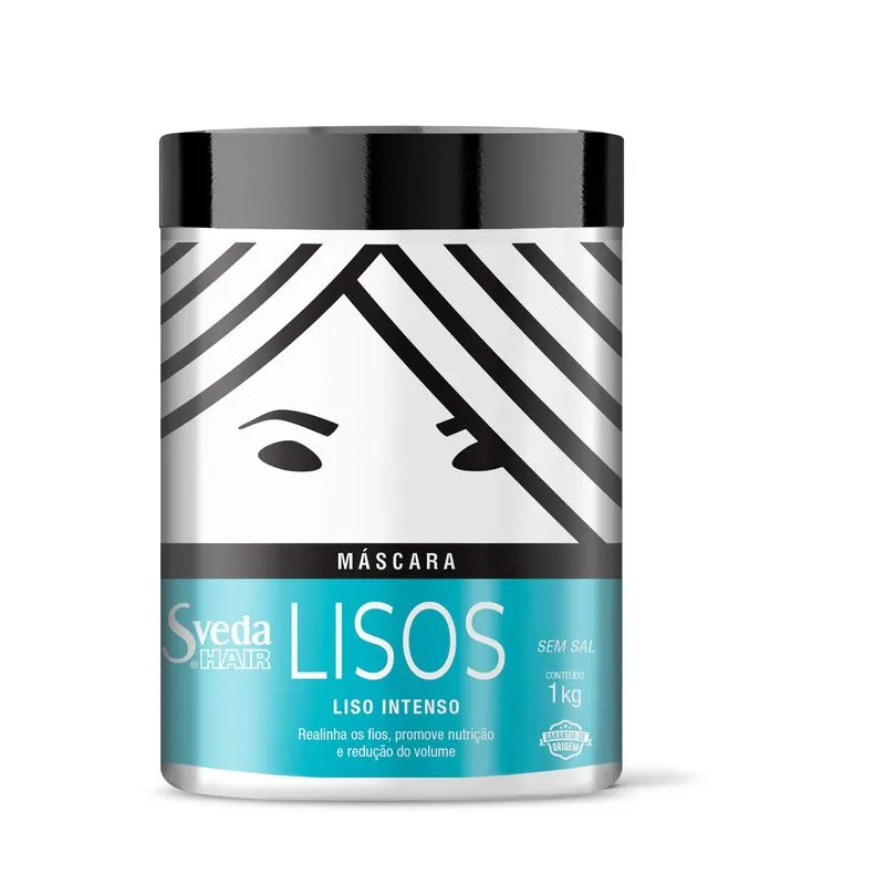 Máscara Capilar Sveda Hair Lisos 1kg