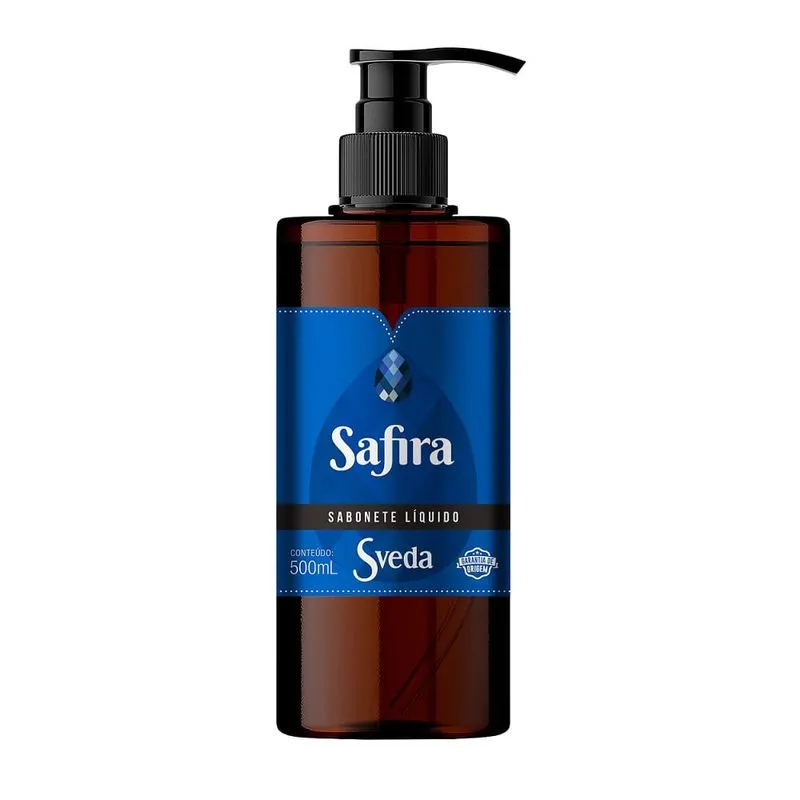 Sabonete Líquido Sveda Pedra Preciosa Safira 500ml