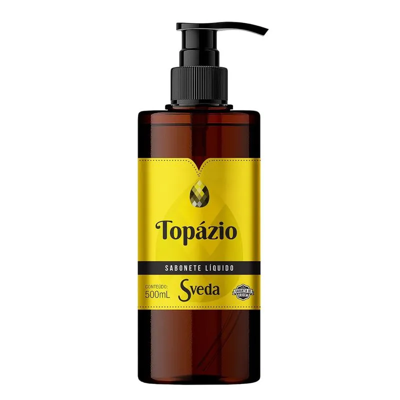 Sabonete Líquido Sveda Pedra Preciosa Topazio 500ml