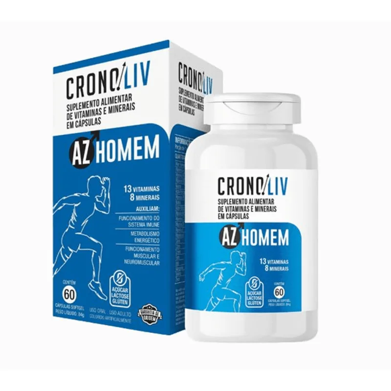 Cronoliv AZ Homem 60 Cápsulas Softgel