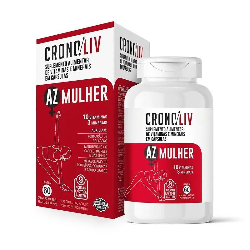 Cronoliv AZ Mulher 60 Cápsulas