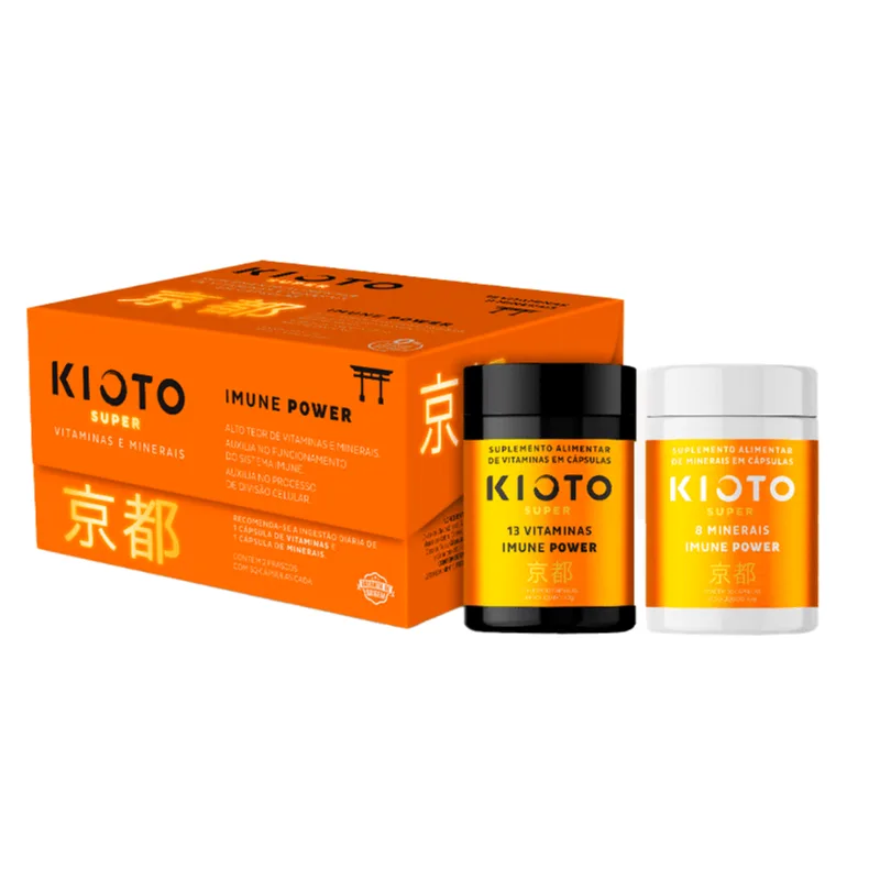 Suplemento Alimentar Kioto Super Imune Power 30 Cápsulas