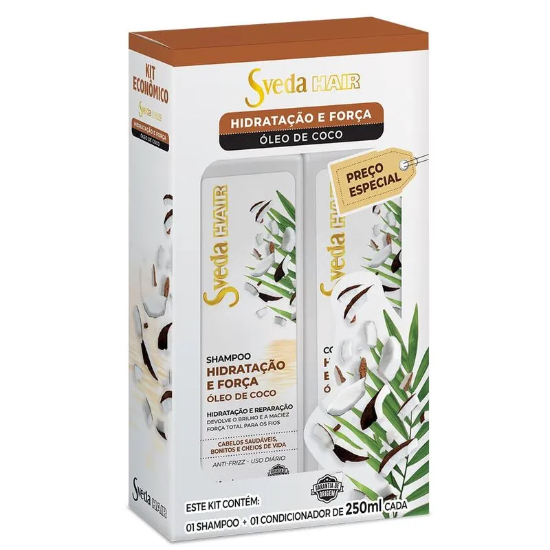 Shampoo+condicionador Sveda Hair Hidratação E Força 250ml
