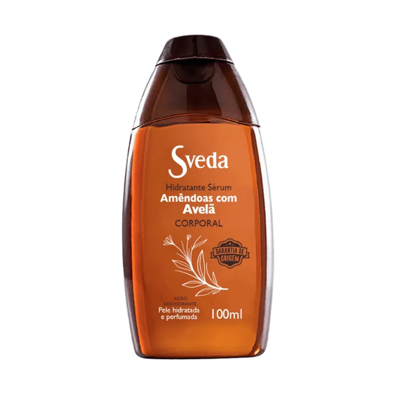 Sérum Hidratante Corporal Sveda Amêndoas com Avelã 100ml