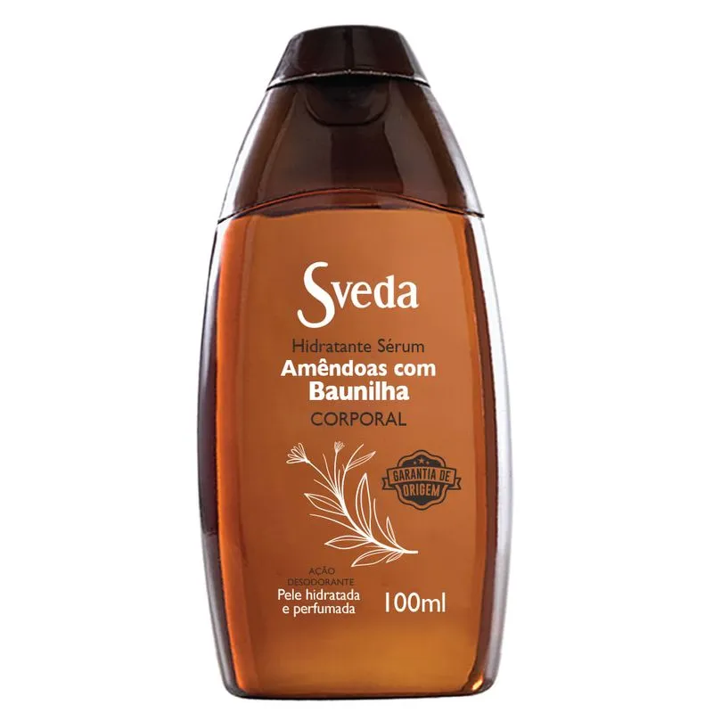 Óleo Corporal Sveda Amêndoas Com Baunilha 100ml