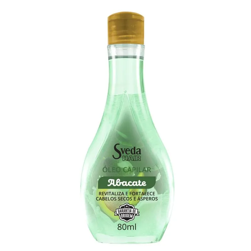 Óleo Capilar Sveda Hair Abacate 80ml
