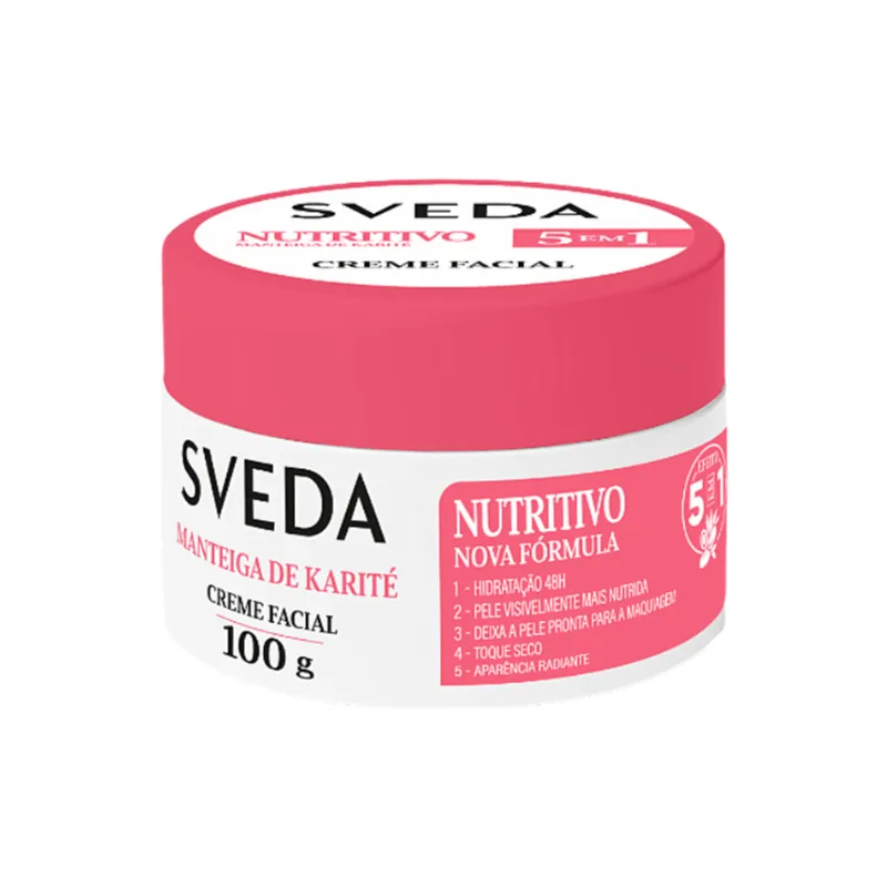 Creme Facial Sveda Care Nutritivo 100g