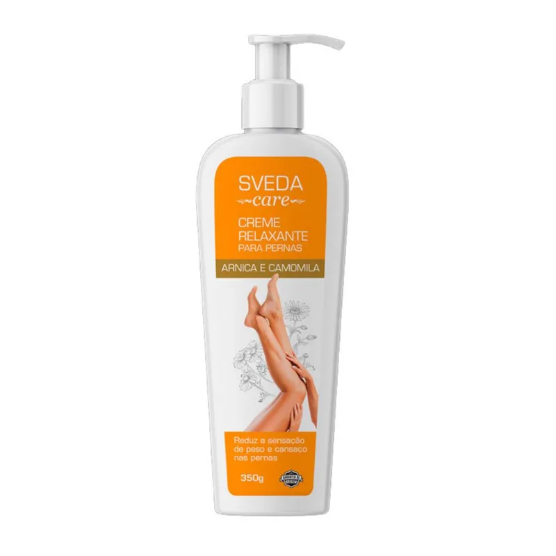 Creme Relaxante para Pernas Sveda Care Arnica e Camomila 350g