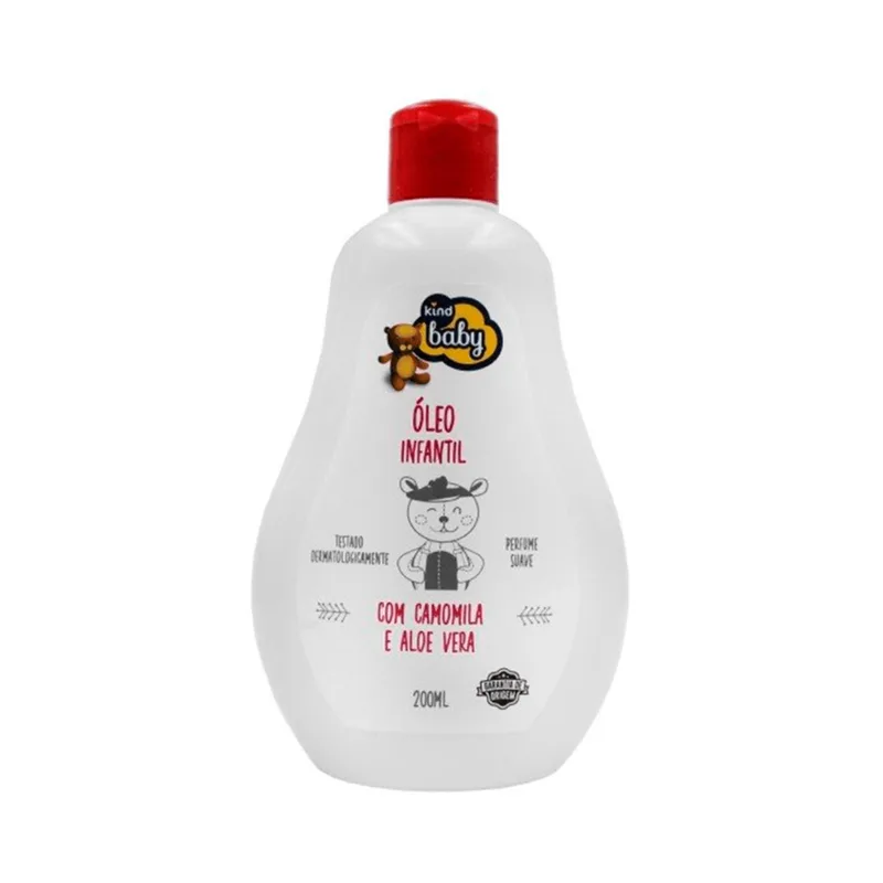 Óleo Infantil Kind Baby Camomila e Aloe Vera 200ml