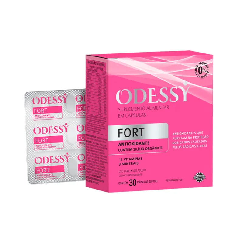 Suplemento Alimentar Odessy Fort 30 Cápsulas Softgel
