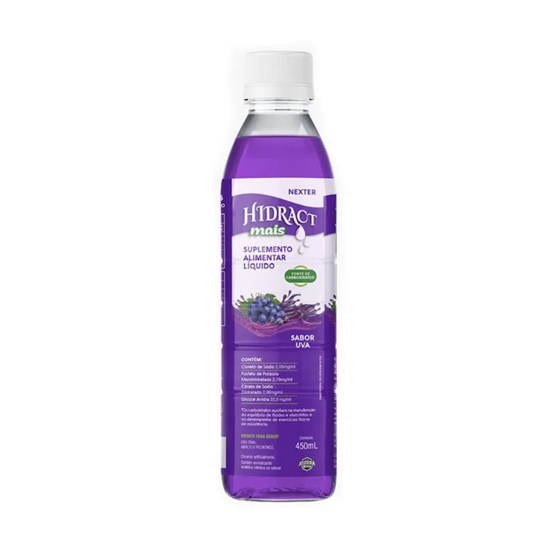 Reidratante Oral Nexter Hidract Mais Sabor Uva 450ml