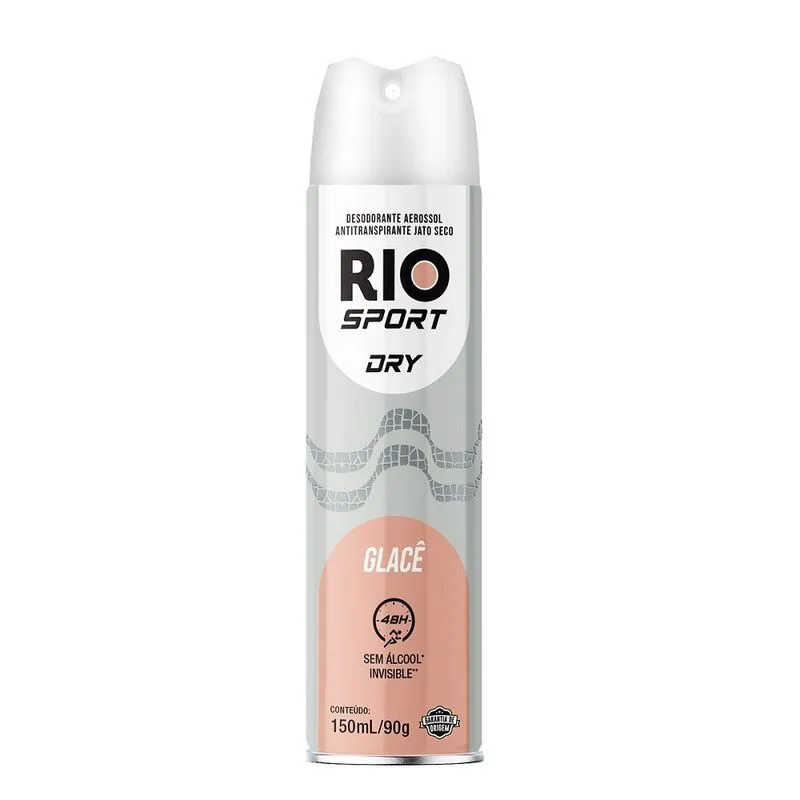 Antitranspirante Aerossol Glacê 48h Rio Sport 150ml