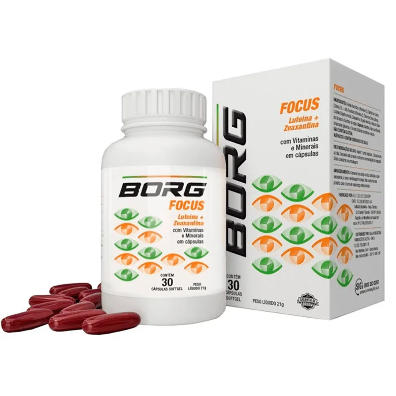 Focus Borg 30 Cápsulas Softgel