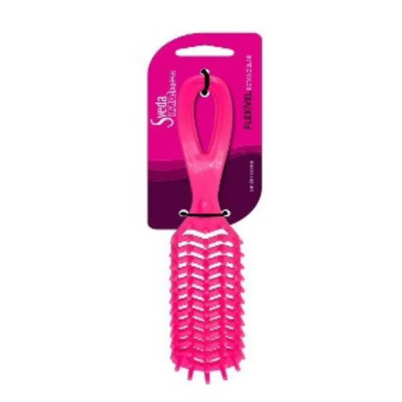 Escova de Cabelo Flexível Retangular Sveda Hair 1un