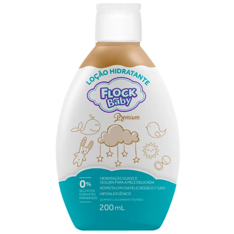Loção Hidratante Flock Baby Premium 200ml