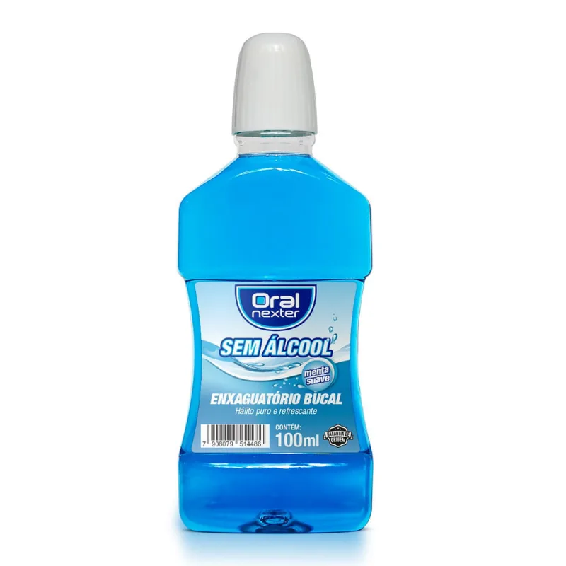Enxaguante Bucal Oral Nexter Menta Suave Sem Álcool 100ml