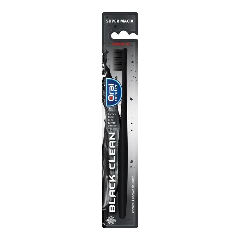 Escova de Dente Oral Nexter Natural Black