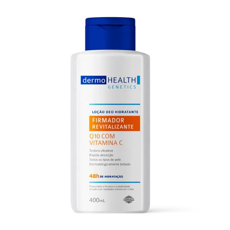 Loção Deo Hidratante Dermo Health Genetics Firmador Revitalizante Q10 400ml
