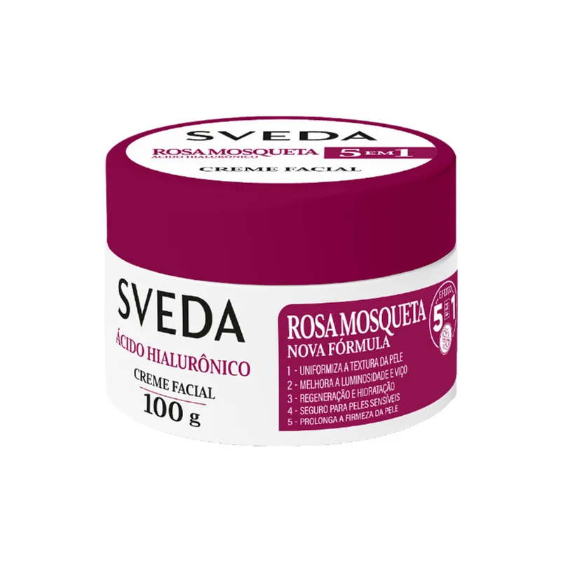 Creme Facial Sveda Care Rosa Mosqueta 100g