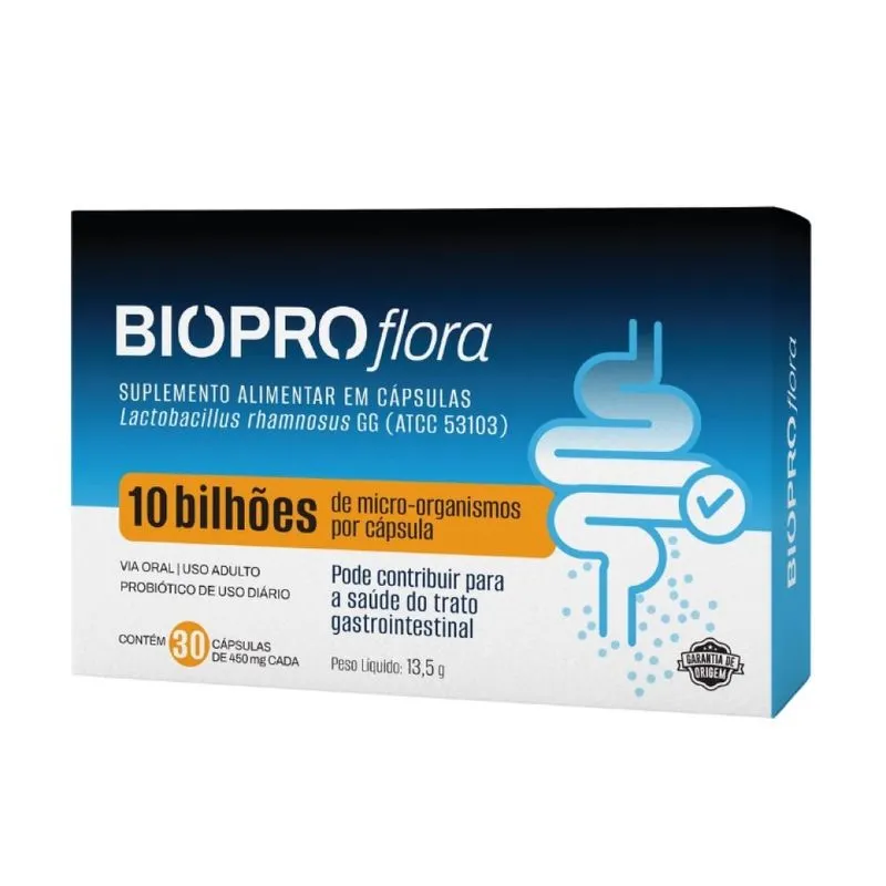 Biopro Flora 10 Bilhões Biopro Flora 30 Cápsulas