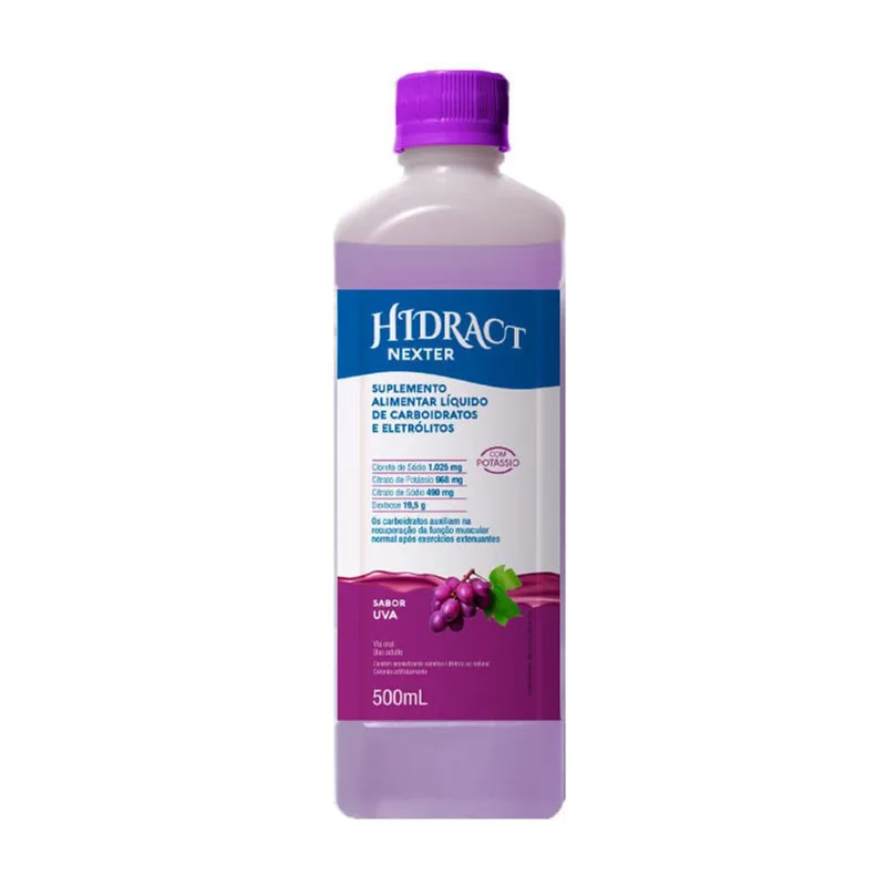 Suplemento Alimentar Hidract Nexter Sabor Uva 500ml