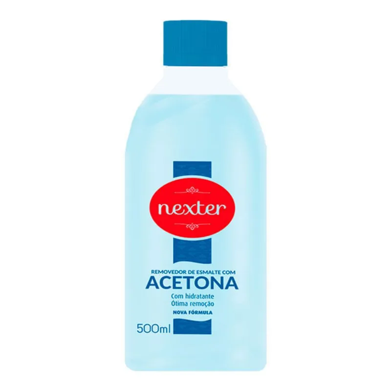 Removedor de Esmalte Hidratante Nexter Com Acetona 500ml