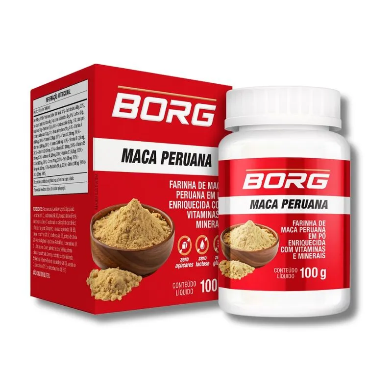 Maca Peruana Em Pó Borg 100g
