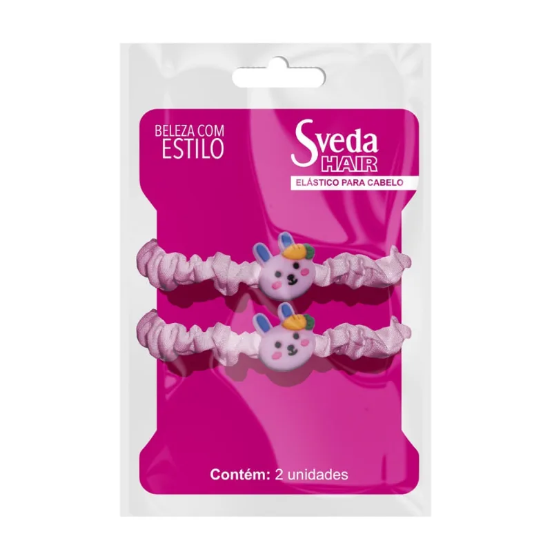 Xuxinha De Cabelo Sveda Hair Coelho 2 Unidades