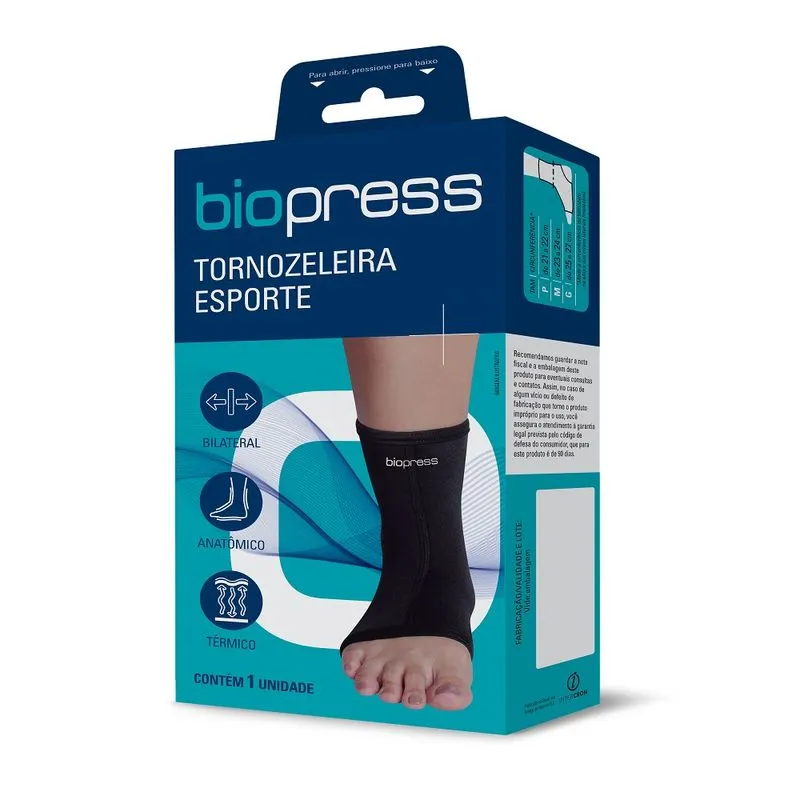 Tornozeleira de Esportes G Biopress 1 Unidade