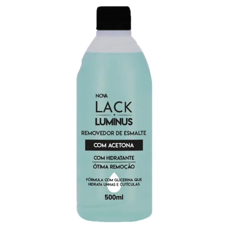 Removedor de Esmalte Lack Luminus com Acetona 500ml